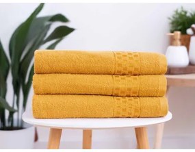 Froté uterák 50 × 100 cm ‒ Paolo horčicový