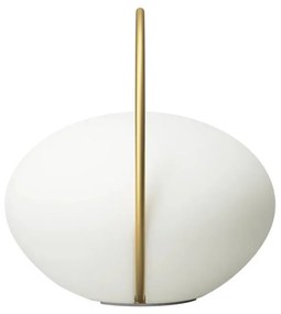 Biela LED stolová lampa so stmievačom (výška 19 cm) Orbit – UMAGE