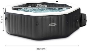 Intex Nafukovacia hydromasážna jacuzzi pre 4 osoby, 180x71 cm - INTEX 28458