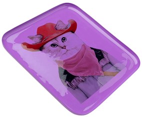 Cat podnos fialový