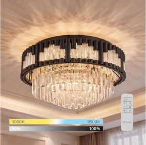 BRILAGI - LED stmievateľné stropné svietidlo CROWN LED/41W/230V priemer 48 cm čierne + DO