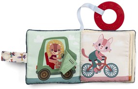 Lilliputiens - textilná knižka s hryzadielkom - psík Jules