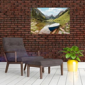 Obraz - Seealpsee, jazero Švajčiarska (90x60 cm)