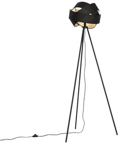 Moderná stojaca lampa čierna - Cloth