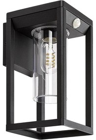 Rabalux 77086 - Vonkajšie nástenné svietidlo ZERNEST 1xE27/15W/230V IP54 čierna