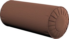 Valcový vankúš so záhybmi farba produktu hnedá