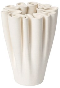 Ferm Living Kameninová váza Dedali Off-white Small