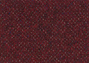 Timzo, Koberec metráž New Techno 3558 vínovej, na mieru, šíře 4m,5m, červená, ab (mriežka), chodba / predsieň