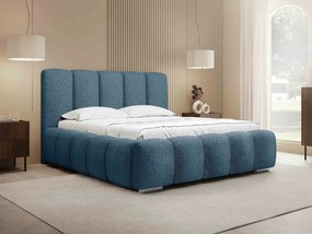 Čalúnená manželská posteľ Lisko Boucle, Rozmer postele: 180x200, Farby: Abriamo 07