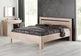 BMB ADRIANA KLASIK - masívna dubová posteľ 120 x 210 cm, dub masív