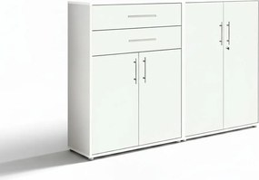 XXXLutz KANCELÁRSKA SKRIŇA, biela, 168,8/113,6/33 cm MID.YOU - Online Only kancelárie - 001067011701