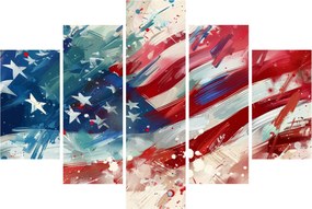 Obraz - Vlajka USA (150x105 cm)
