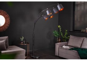 Stojaca lampa 40036 Levels 202cm Čierna - Zlatá - Komfort-nábytok