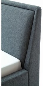 Zelená/modrá čalúnená dvojlôžková posteľ bez roštu 180x200 cm Frieda – Meise Möbel