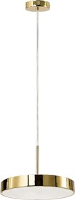 Toolight Toolight, LED závesné osvetlenie 30cm, 24W, APP1686-1CP, zlatá lesklá, OSW-06544