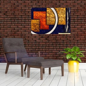 Obraz abstrakcie (90x60 cm)