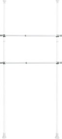 Wenko Set 2 teleskopických horizontálnych tyčí Herkules, biela