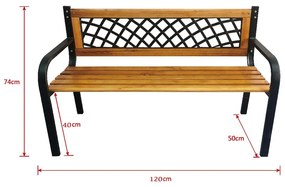 Záhradná  lavička AVENBERG Felicia