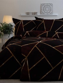 Predĺžené bavlnené obliečky Renforcé – Marco vínové