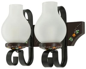 Brilagi - Nástenné svietidlo QUEEN 2xE14/40W/230V buk/wenge