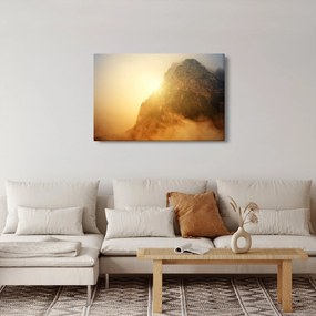 Obraz hory v hmle (90x60 cm)