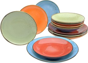 XXXLutz KOMBINOVANÝ SERVIS NATURE COLLECTION MEDITERRAN 12-dielne Creatable - Online Only bytové doplnky - 007768093701