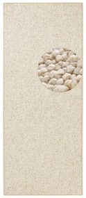 Krémový behúň 80x300 cm Wolly – BT Carpet