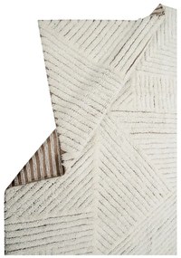 Krémový prateľný ručne tkaný vlnený koberec 170x240 cm Almond Valley – Lorena Canals