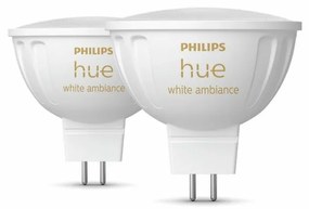 Philips Hue 8719514491588 žiarovka LED WA Bluetooth GU5.3 MR16, 2 ks