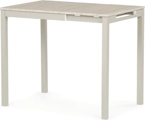 Rozkladací jedálenský stôl MDF/melamín/kov GDT-206 Farba: Béžová