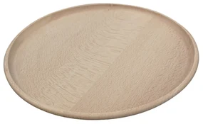 AMADEA Drevený tanier bukový, masívne drevo, 23 cm