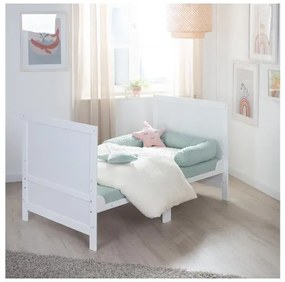 roba Kombinovaná detská postieľka Easy Sleep, 70 x 140 cm (biela)  (100396996)