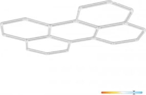 LED stropné svietidlo HEXLINE LED/216W/230V 6500K 208x300 cm biela
