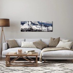 Obraz - Národný park Kenai Fjords (s hodinami) (90x30 cm)