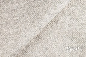 Rohová rozkladacia sedačka Lotulis L II ľavá – krémová hydrofóbna tkanina Blur 01