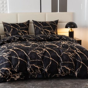 Obliečky z mikrovlákna OBSIDIAN čierne Rozmer obliečky: 70 x 80 cm | 140 x 200 cm