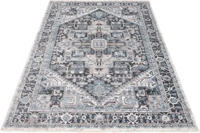 TA Koberec 3783A ANTRACITOVÁ / STRIEBORNÁ MYSTICKÁ Rozmer: 120x180 cm