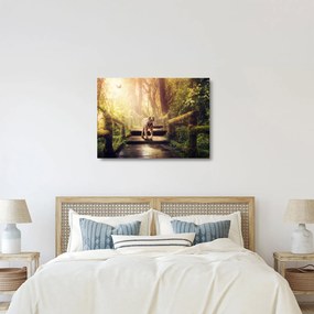 Sklenený obraz tigra (70x50 cm)