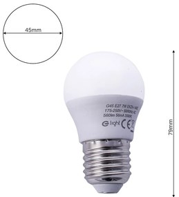 LED žiarovka E27 teplá 3000k 7w 560 lm