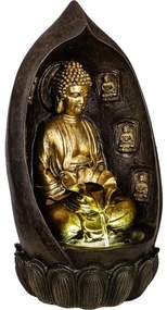 STILISTA záhradná fontána Budha, 35 x 29 x 64 cm, polyresin