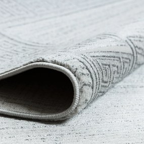 Dywany Łuszczów, Kusový koberec Allure 8783 l.grey/white, 140x190, šedá, kancelária