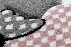 Okrúhly koberec PETIT DOLLY Ovečka, sivý