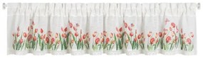 DECOREUM  Záclona zdobená čipkou 150 cm x 30 cm biela 100 % polyester Rozmer varianty: 150 cm x 30 cm, Farba varianty: Biela 104665