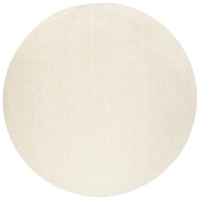 Moderný okrúhly koberec LATIO 71351056, prateľný,  krémový