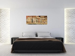 Obraz - Nábrežná štvrť, Portugalsko (120x50 cm)