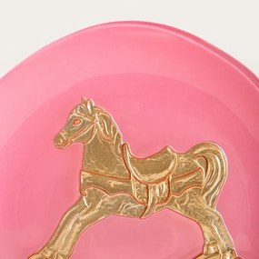 Dekoračný tanier FAROS ružový 764530