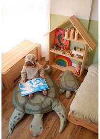 Zelený detský sedací vak Turtle - Little Nice Things
