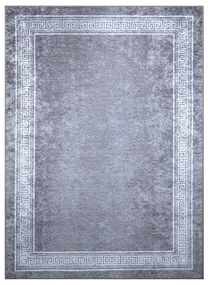 Koberec MIRO 51317.807 rám / grécky, sivý