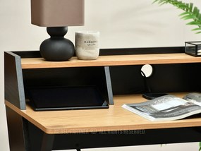 PC stolík Aspart (čierny dub + čierna). Akcia -17%. Vlastná spoľahlivá doprava až k Vám domov. 1109725