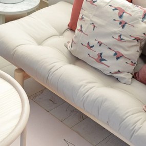 Pohovka Pace Daybed Clear lacquered/Wheat beige 77 × 200 × 75 cm